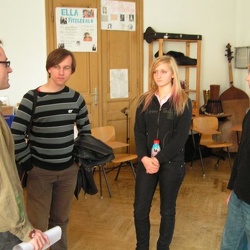 2007-10-17 Diskussion mit Mag Markus Wolschlager  Redakteur Oesterreich