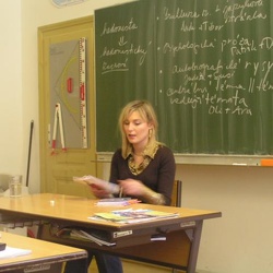 2008-12-16 Berufsorientierung 8ORg- Diskussion mit Petra Kunikova