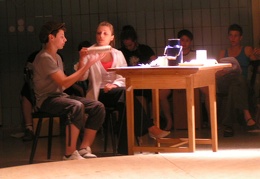 2010-06-15 Lehrausgang 7ORg- Theatervorstellung- Leben des Galilei