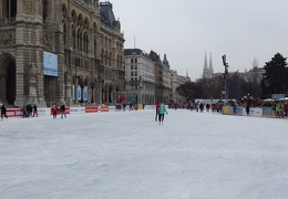2014-01-28 Eislaufen vor dem Rathaus