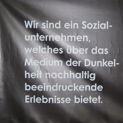 2016-02-19 Lehrausgang 7ORg- Dialog im Dunkeln - Ein starkes Erlebnis